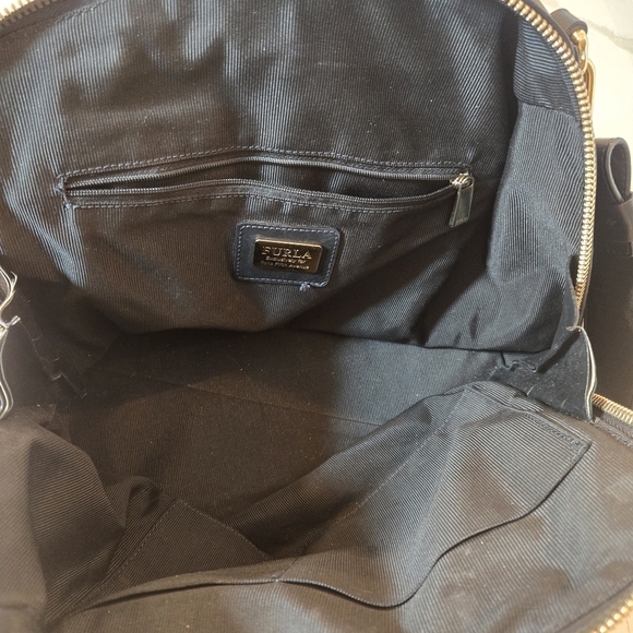 Furla Pony Style Calf Hair Leather Leopard Animal Print Satchel Shoulder Bag - Picture 16 of 16